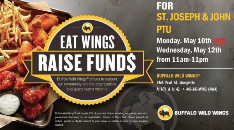 Eat Wings, Raise Funds! – Sts. Joseph & John School